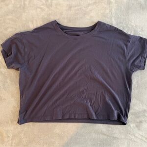 lululemon athletica Short Sleeve Tee in Deep Purple